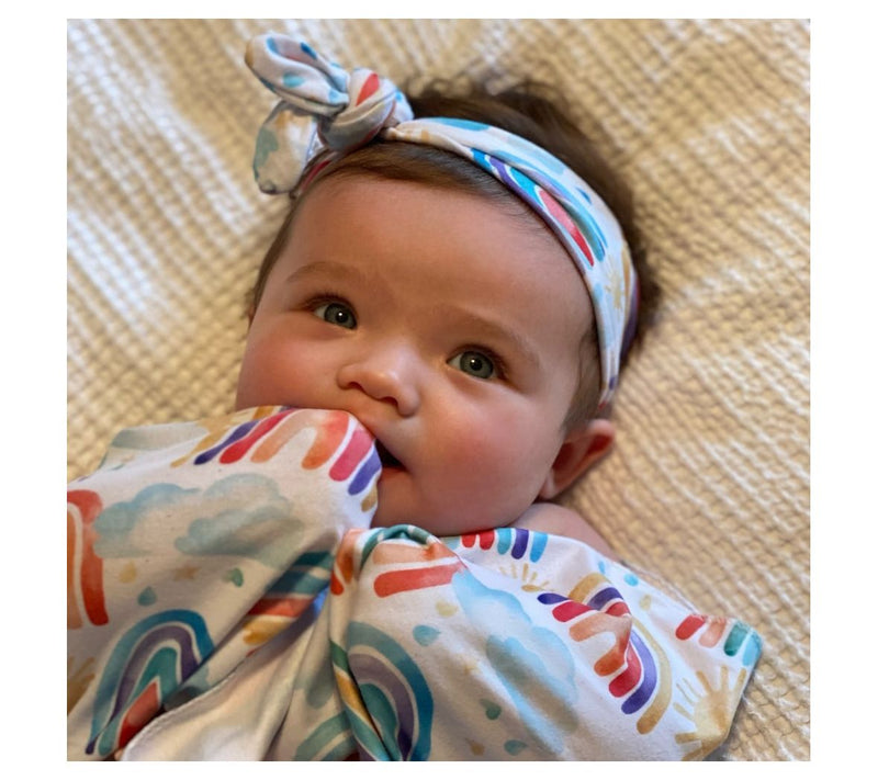Headbands of Hope Baby Swaddle and Headband Set — View 2