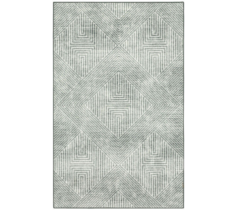 Scott Living Vertigo Gray 7'6" x 10' Area Rug — View 3