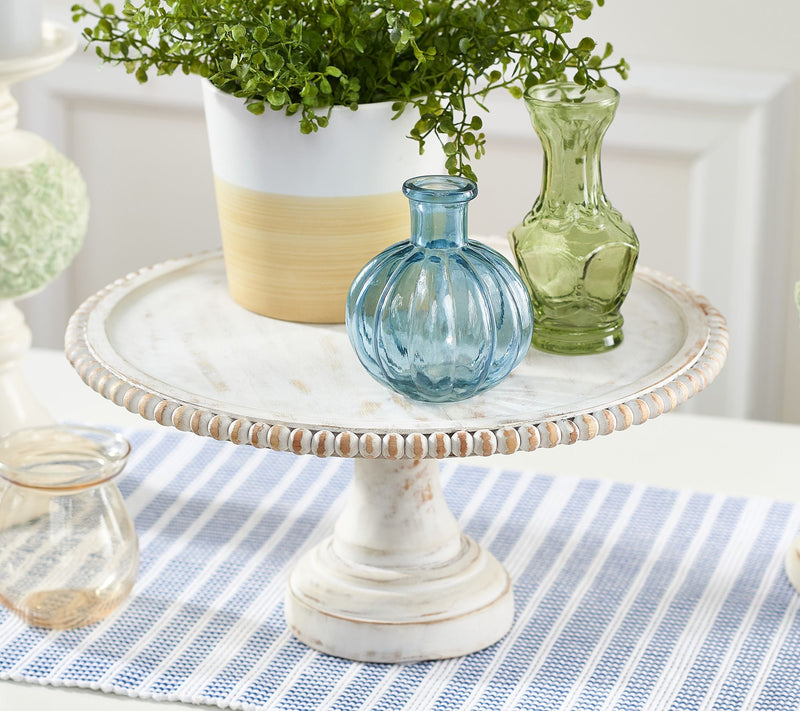 Wooden Beaded Display Stand with Pedestal by Valerie — Main view