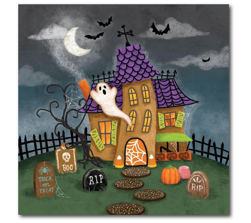 Courtside Market Halloween Shanty 16x16 Canvas Wal l Art — Main view