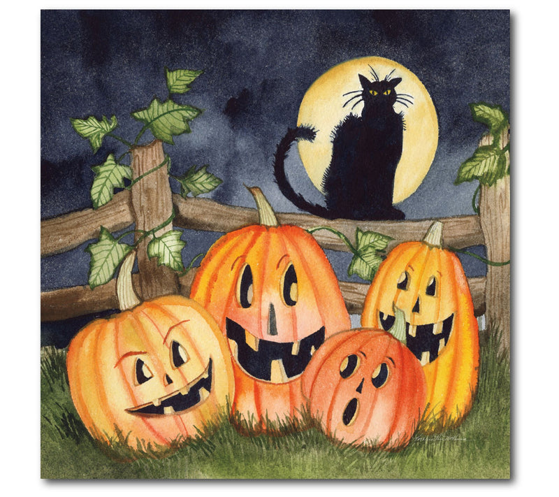 Courtside Market Haunting Halloween N 16x16 Canvas Wall Art — View 3