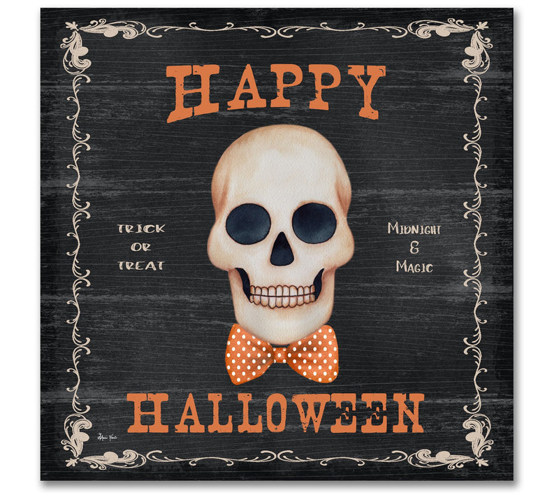 Courtside Market Halloween vintage sign 16x16 C anvas Wall Art — View 3