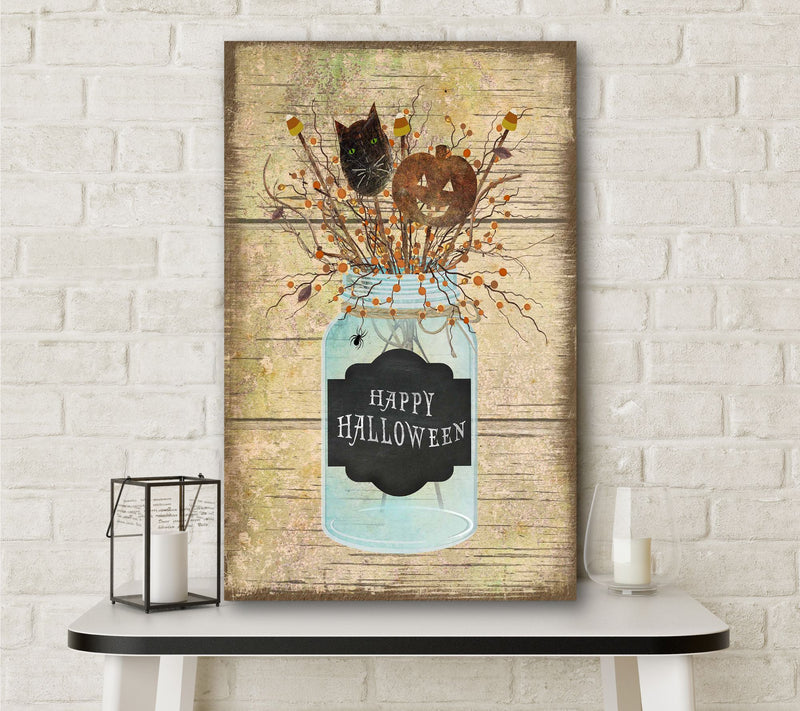 Courtside Market Halloween Jar 12x18 Canvas Wall Art — View 5