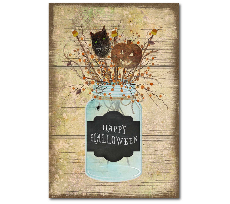 Courtside Market Halloween Jar 12x18 Canvas Wall Art — Main view