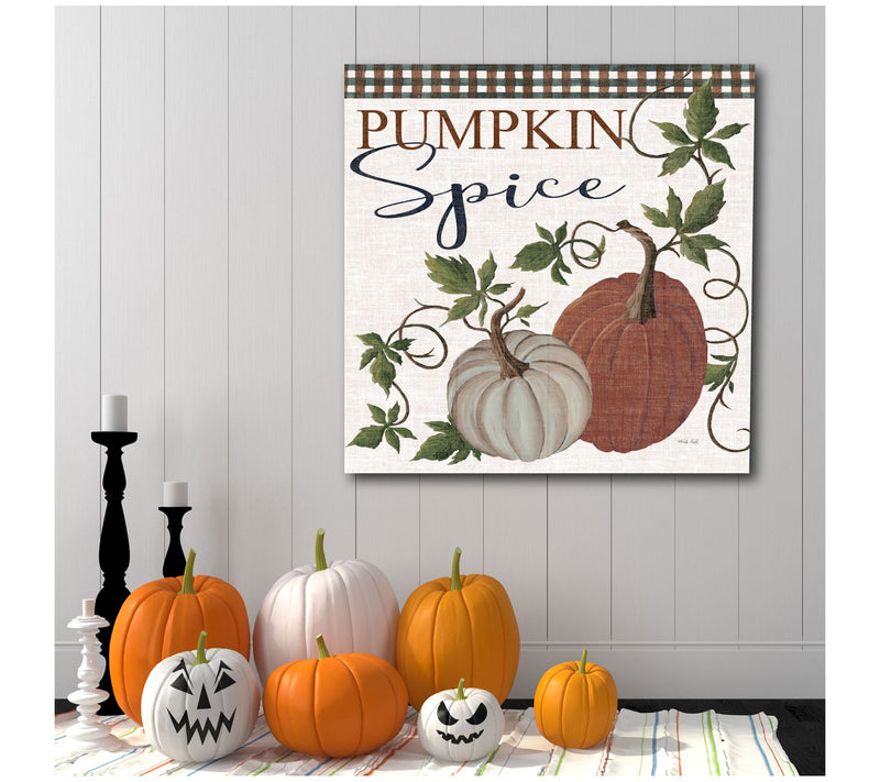 Courtside Market Pumpkin and spice 16x16 Canvas Wall Art — View 4