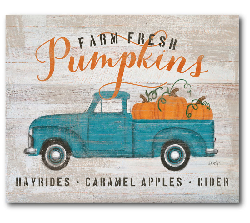 Courtside Market Farm fresh pumpkins 16x20 Canv as Wall Art — Main view