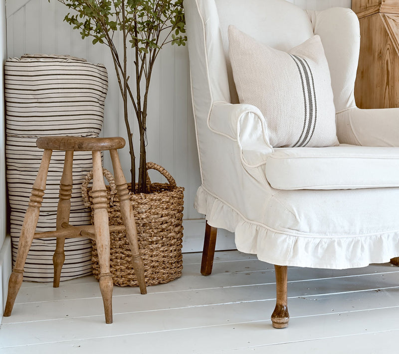 Cozy Cottage by Liz Marie 13" Water Hyacinth Basket — View 4