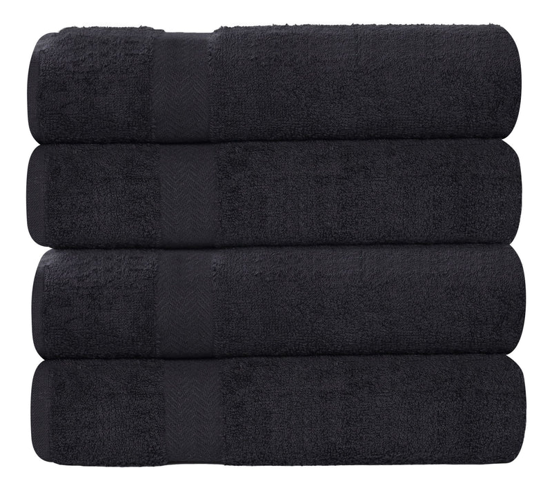 Superior Ultra-soft Cotton 4-Piece Bath Towel Set — View 3