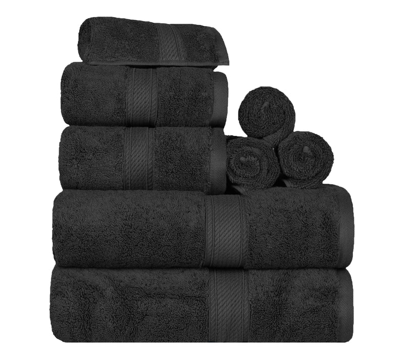 Superior Egyptian Cotton Absorbent 8-Piece ToweSet — View 3