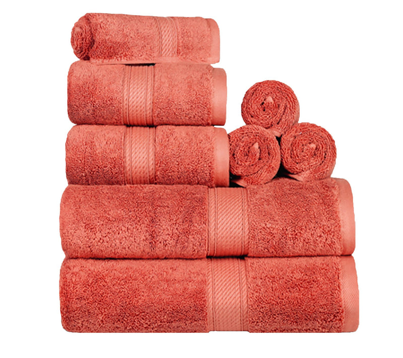 Superior Egyptian Cotton Absorbent 8-Piece ToweSet — View 9