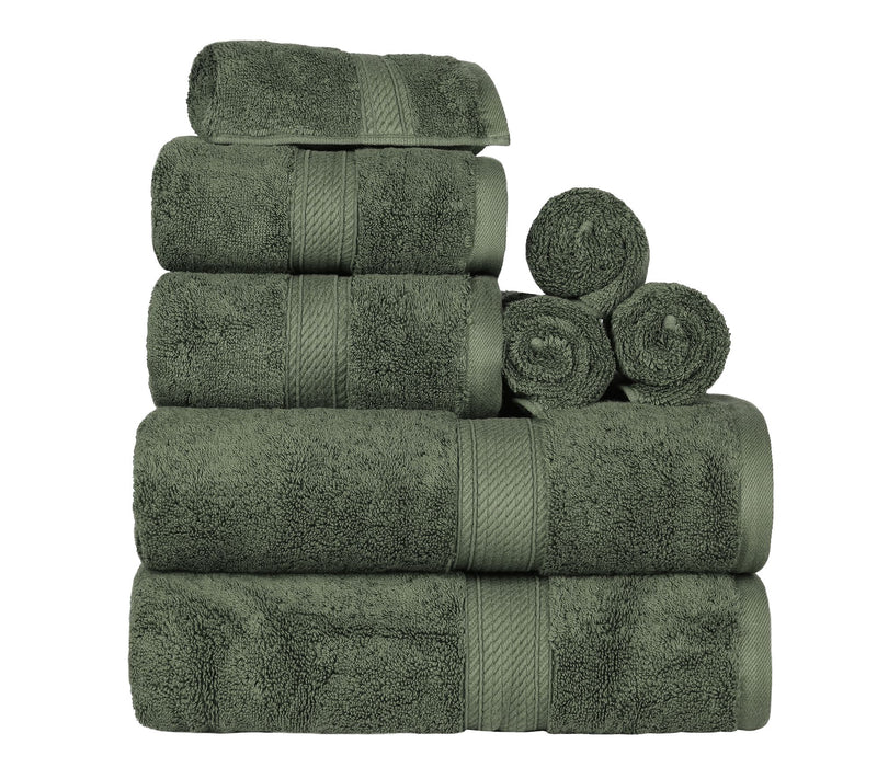 Superior Egyptian Cotton Absorbent 8-Piece ToweSet — View 15