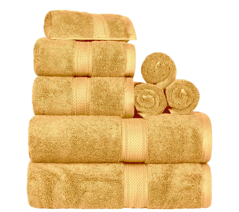Superior Egyptian Cotton Absorbent 8-Piece ToweSet — View 17