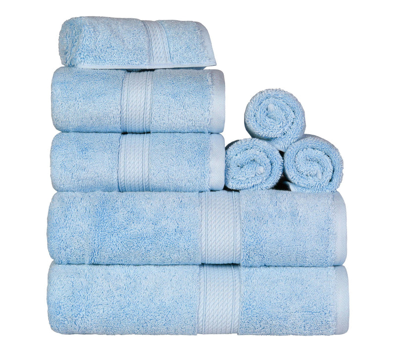 Superior Egyptian Cotton Absorbent 8-Piece ToweSet — View 22