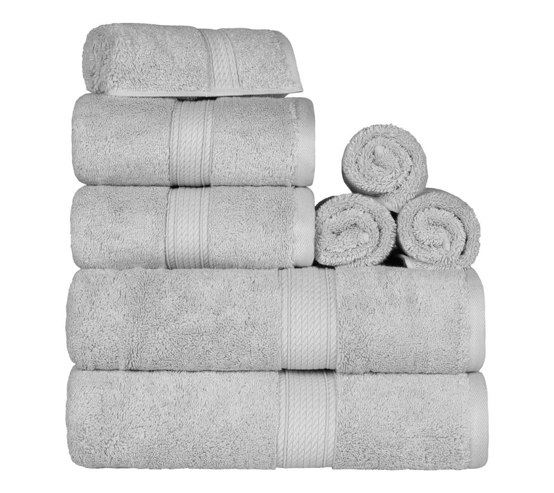 Superior Egyptian Cotton Absorbent 8-Piece ToweSet — View 38