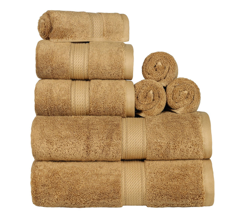 Superior Egyptian Cotton Absorbent 8-Piece ToweSet — View 47