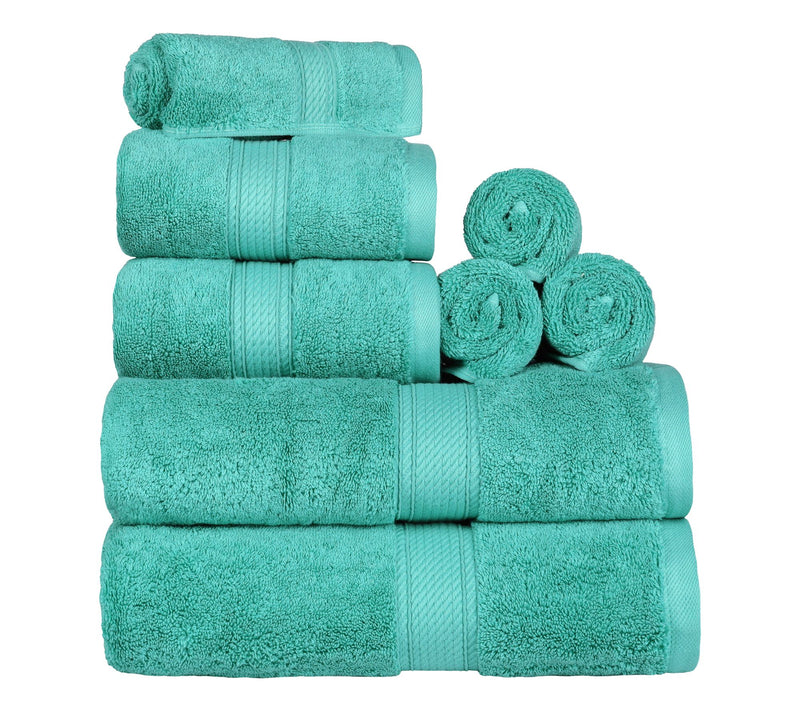 Superior Egyptian Cotton Absorbent 8-Piece ToweSet — View 48