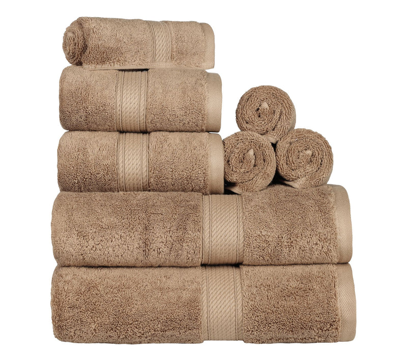 Superior Egyptian Cotton Absorbent 8-Piece ToweSet — View 20