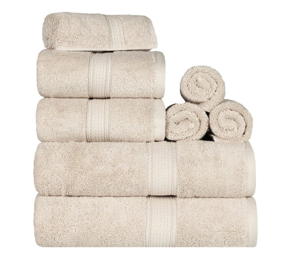 Superior Egyptian Cotton Absorbent 8-Piece ToweSet