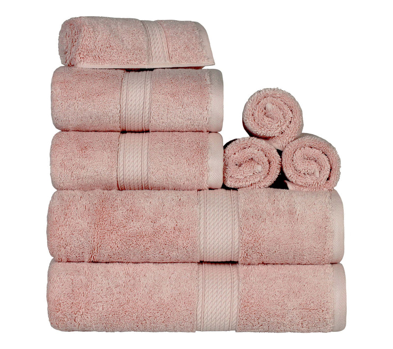 Superior Egyptian Cotton Absorbent 8-Piece ToweSet — View 24