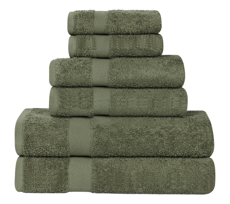 Superior Ultra-Soft Cotton 6-Piece Towel Set — View 9