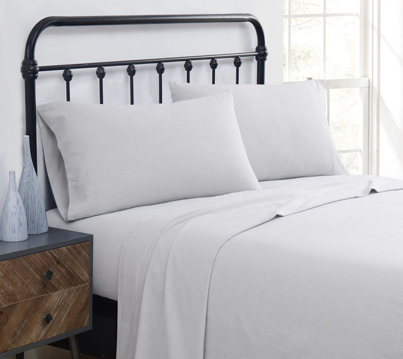 Truly Soft Solid Flannel 4 Piece King Sheet Set — View 6