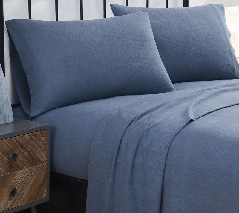 Truly Soft Solid Flannel 4 Piece King Sheet Set — View 12