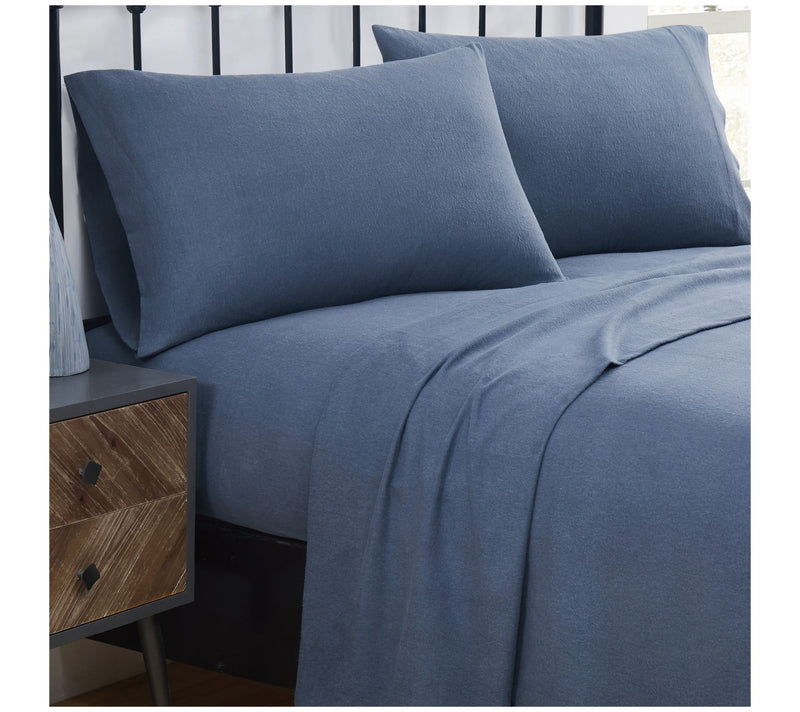 Truly Soft Solid Flannel 4 Piece Full Sheet Set — View 10