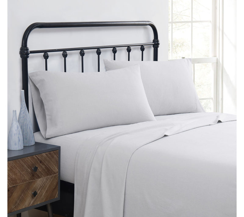 Truly Soft Solid Flannel 3 Piece Twin Sheet Set — View 6