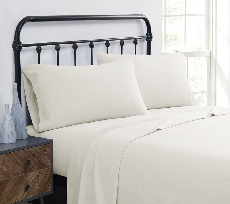 Truly Soft Solid Flannel 3 Piece Twin Sheet Set — View 9