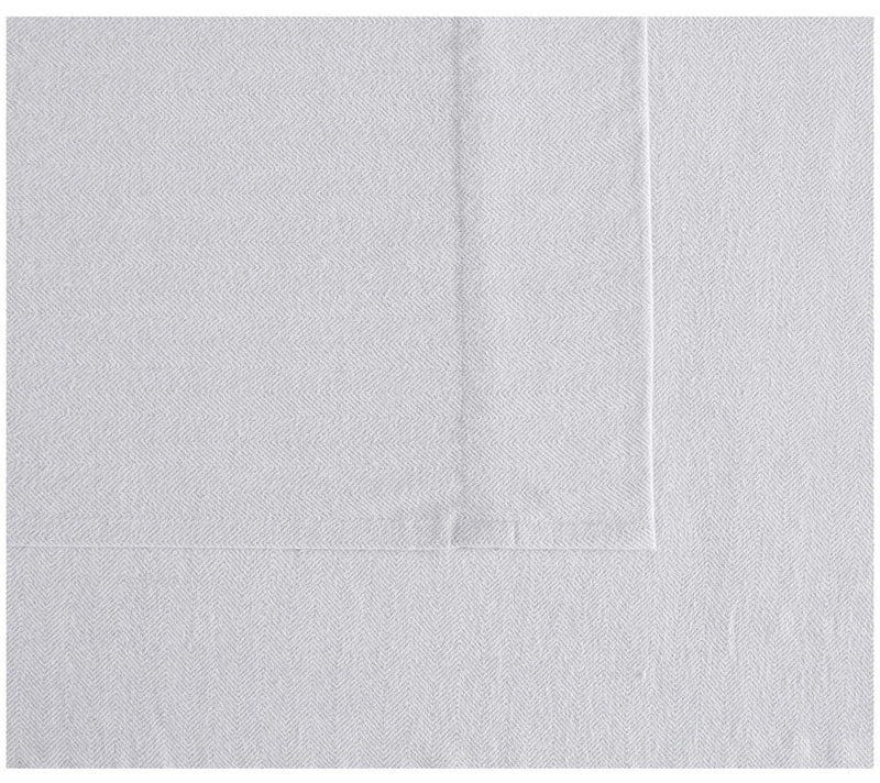 London Fog Herringbone Flannel 3 Piece Twin Sheet Set — View 4