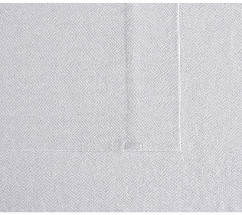 London Fog Herringbone Flannel 3 Piece Full Sheet Set — View 3