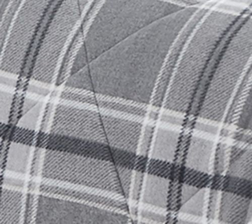 Cannon Cozy Teddy Plaid 2 Piece Twin/Twin XL Comforter Set — View 4