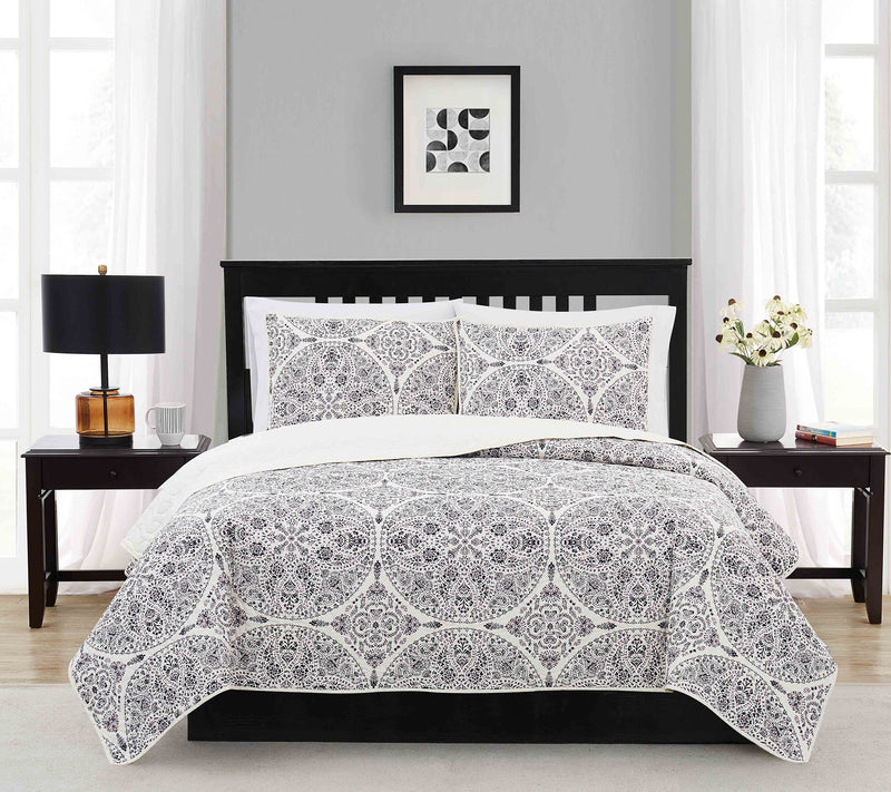 Cannon Gramercy King 3 Piece Quilt Set — Main view