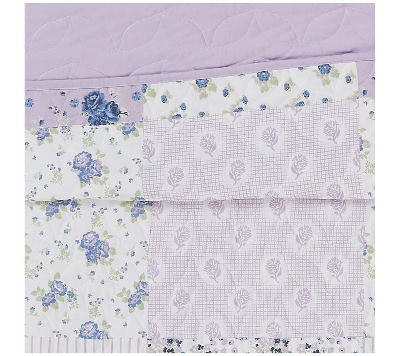 Cannon Elissa Patchwork King 3 Piece Quilt Set — View 6