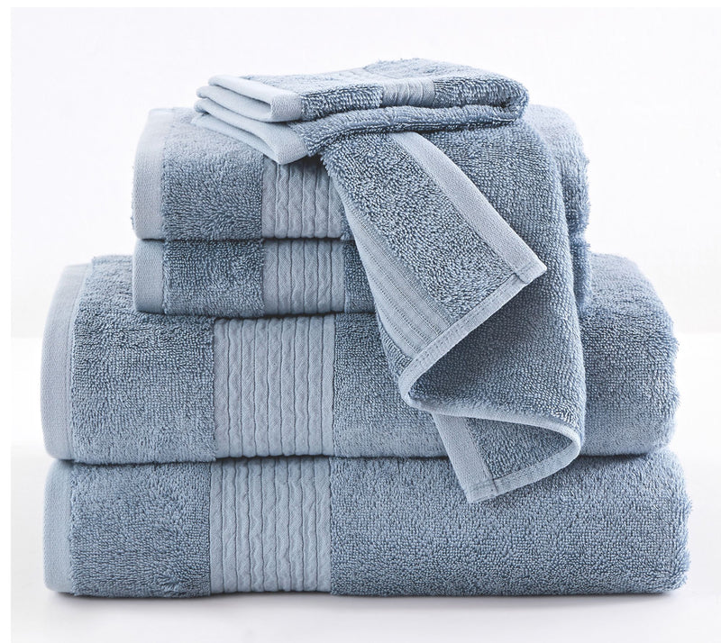 Brooklyn Loom Cotton TENCEL 6 Piece Towel Set — View 9