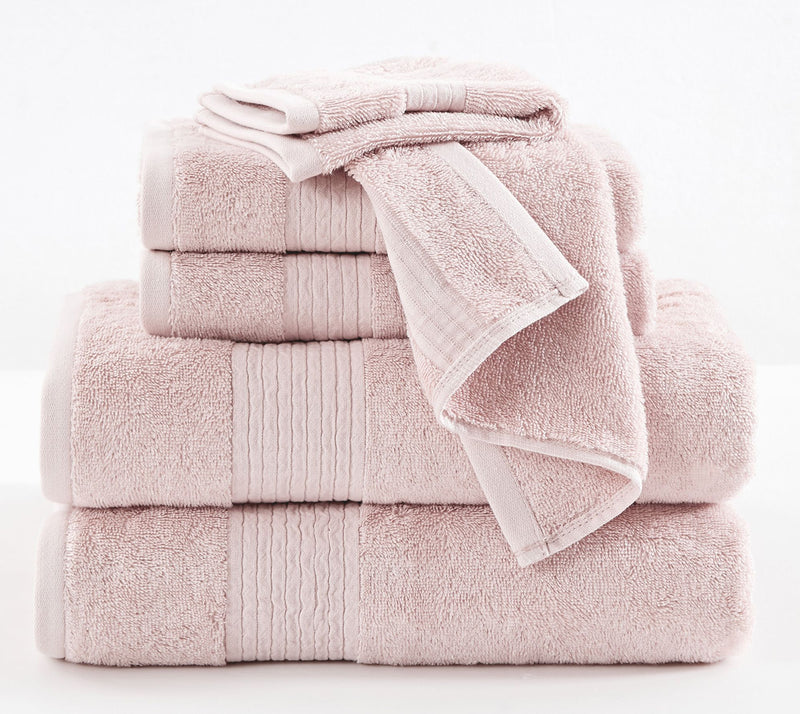 Brooklyn Loom Cotton TENCEL 6 Piece Towel Set — View 5