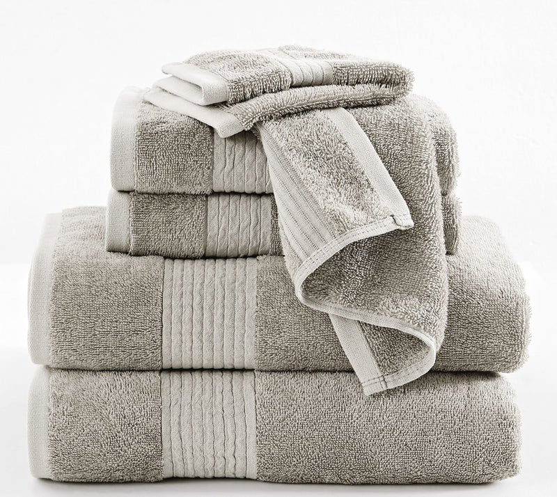 Brooklyn Loom Cotton TENCEL 6 Piece Towel Set — View 3