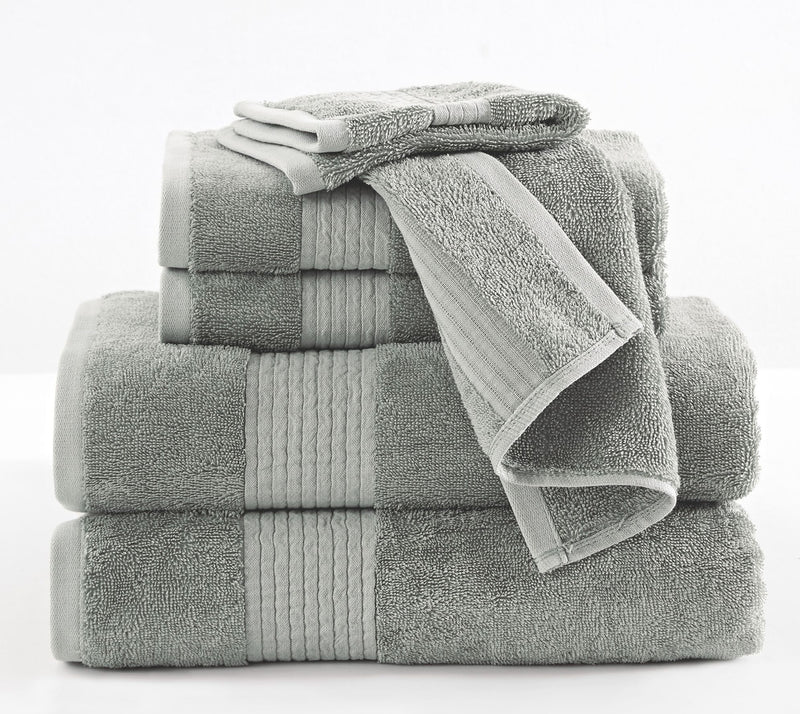 Brooklyn Loom Cotton TENCEL 6 Piece Towel Set — View 12