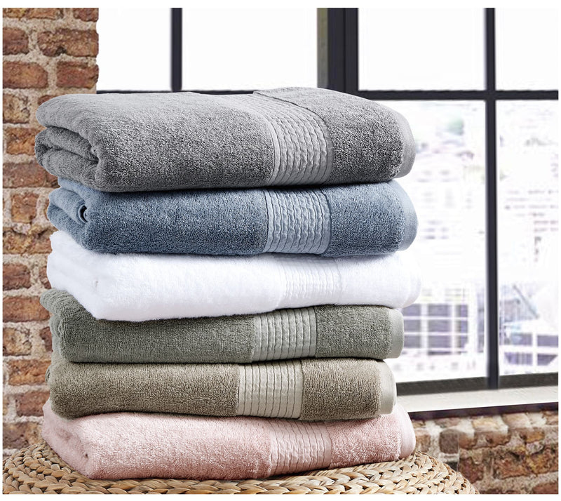 Brooklyn Loom Cotton TENCEL 6 Piece Towel Set — View 18