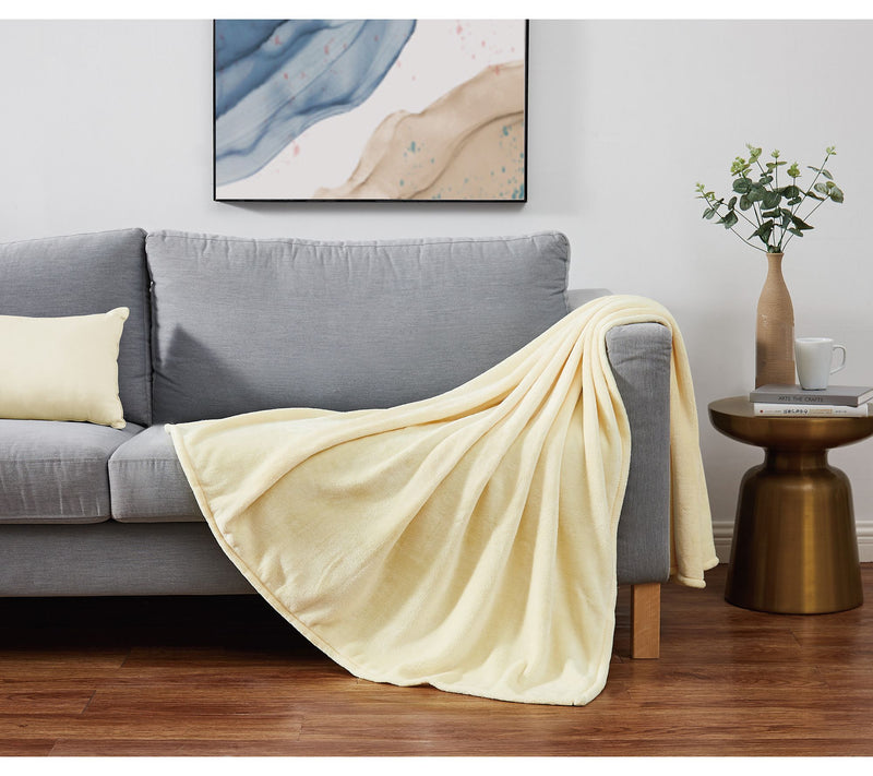 Cannon Solid Plush 50x60 Throw — View 13