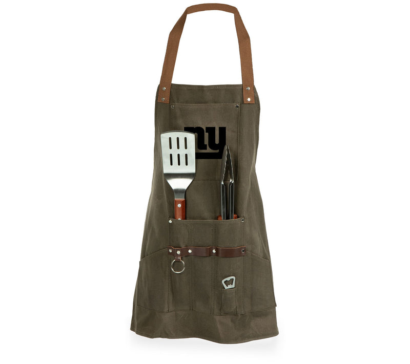 NFL BBQ Cotton Canvas Apron w/Pockets, Tools& Bottle Opener — View 33