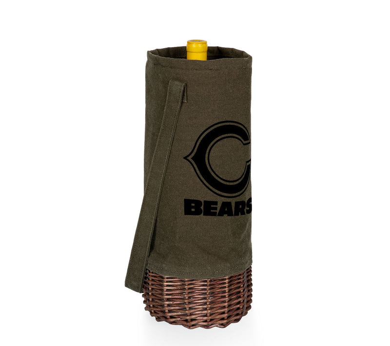 NFL Malbec Insulated Canvas and Willow Wine Bottle Basket — View 3