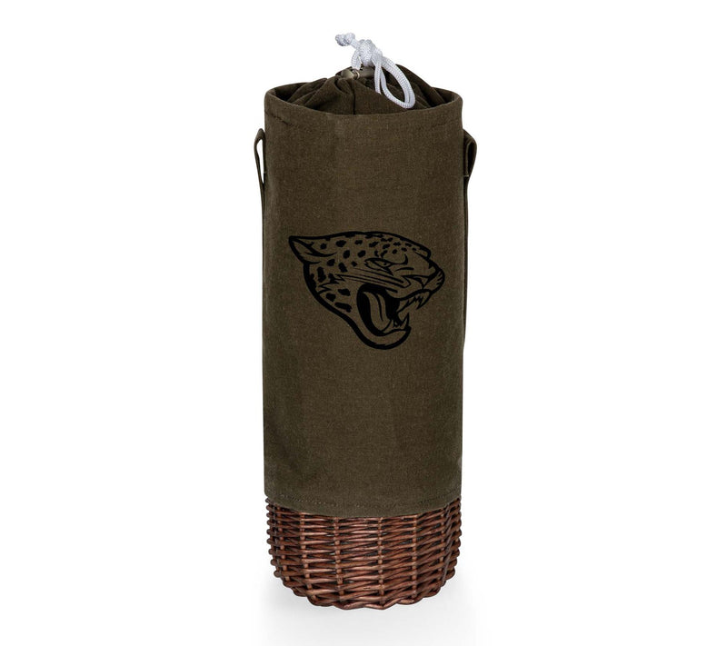 NFL Malbec Insulated Canvas and Willow Wine Bottle Basket — Main view