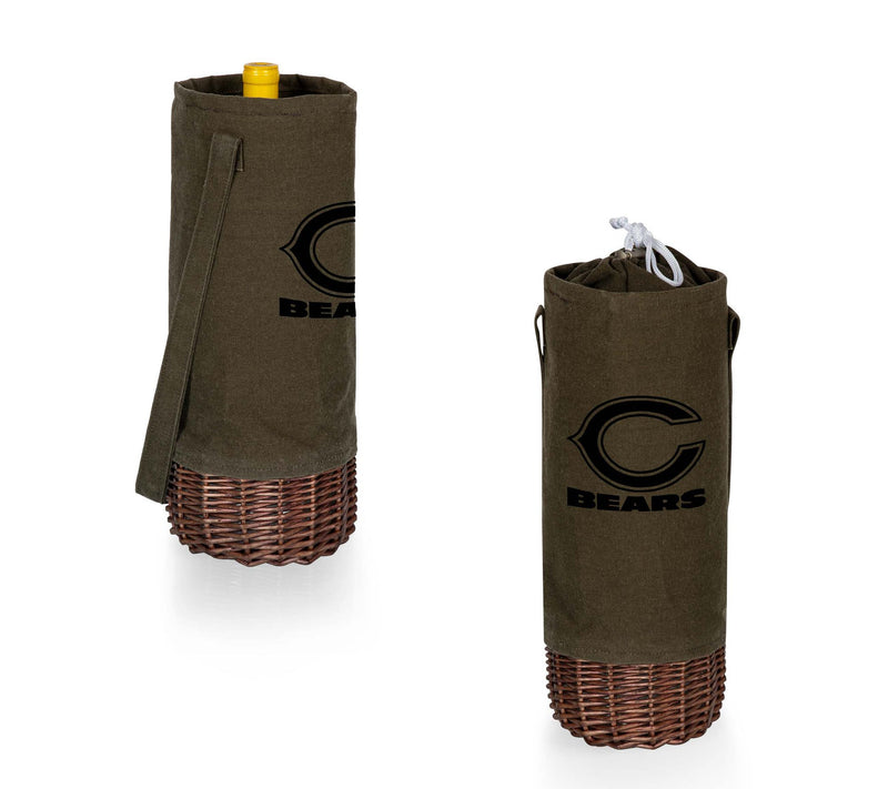 NFL Malbec Insulated Canvas and Willow Wine Bottle Basket — View 2