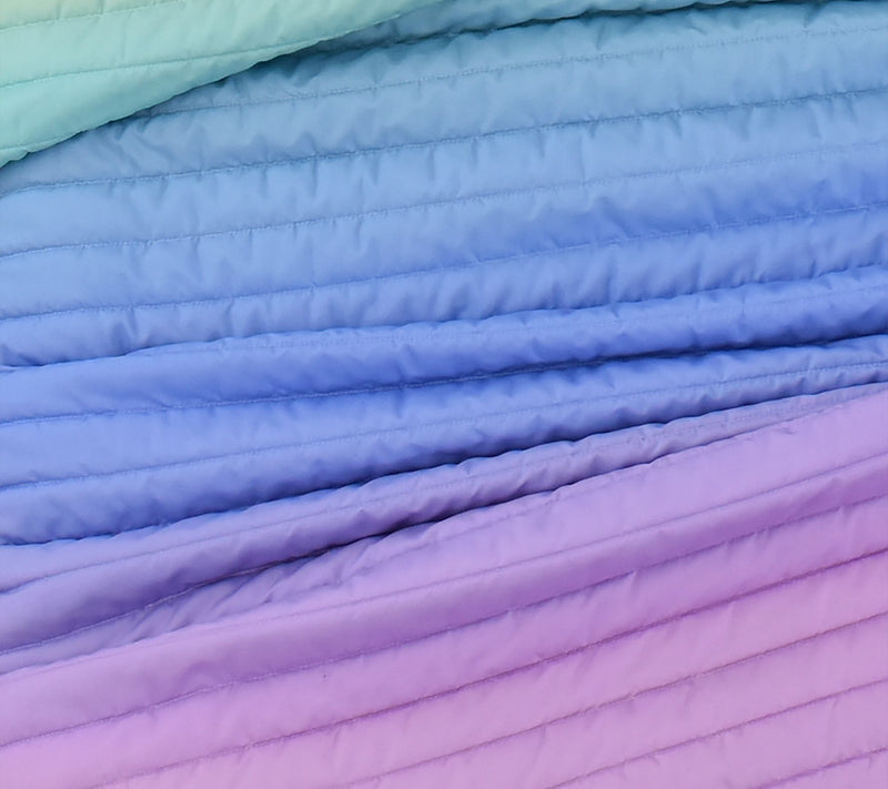 Lush Decor Rainbow Ombre FULL/QN Quilt — View 6