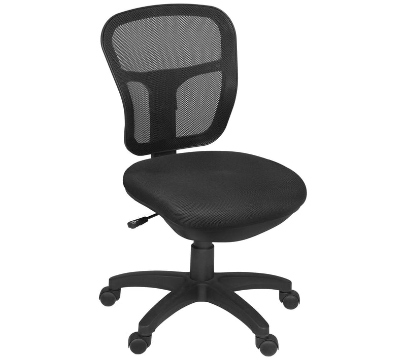 Harrison Armless Swivel Chair- Black — Main view