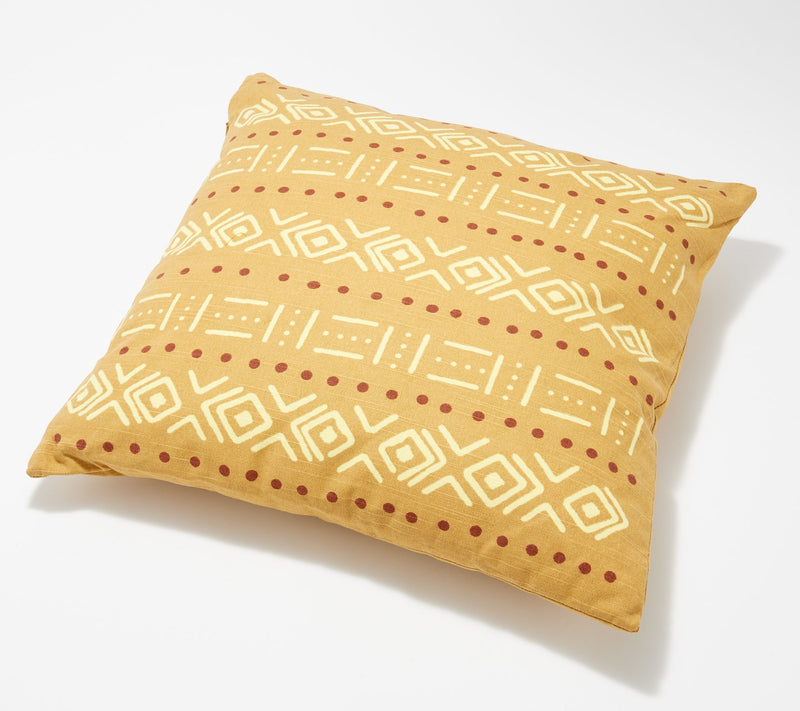 Home Reflections Cotton Slub Printed Dec Pillow — View 7