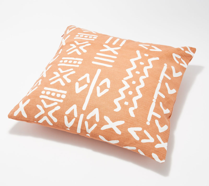 Home Reflections Cotton Slub Printed Dec Pillow — View 5