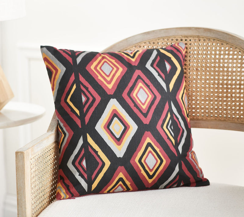 Home Reflections Cotton Slub Printed Dec Pillow — View 3