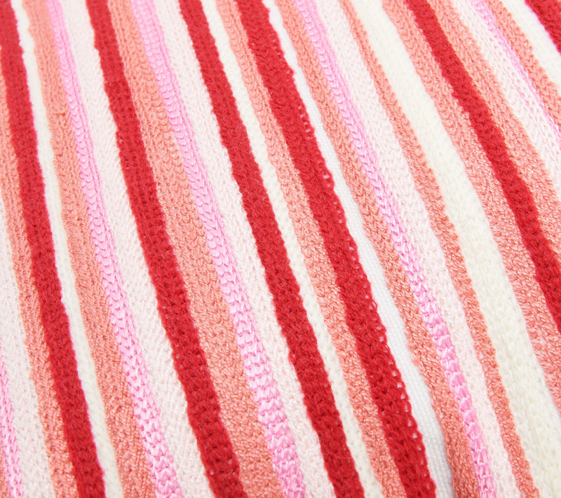 Home Reflections Coastal Striped Dec. Pillow — View 7